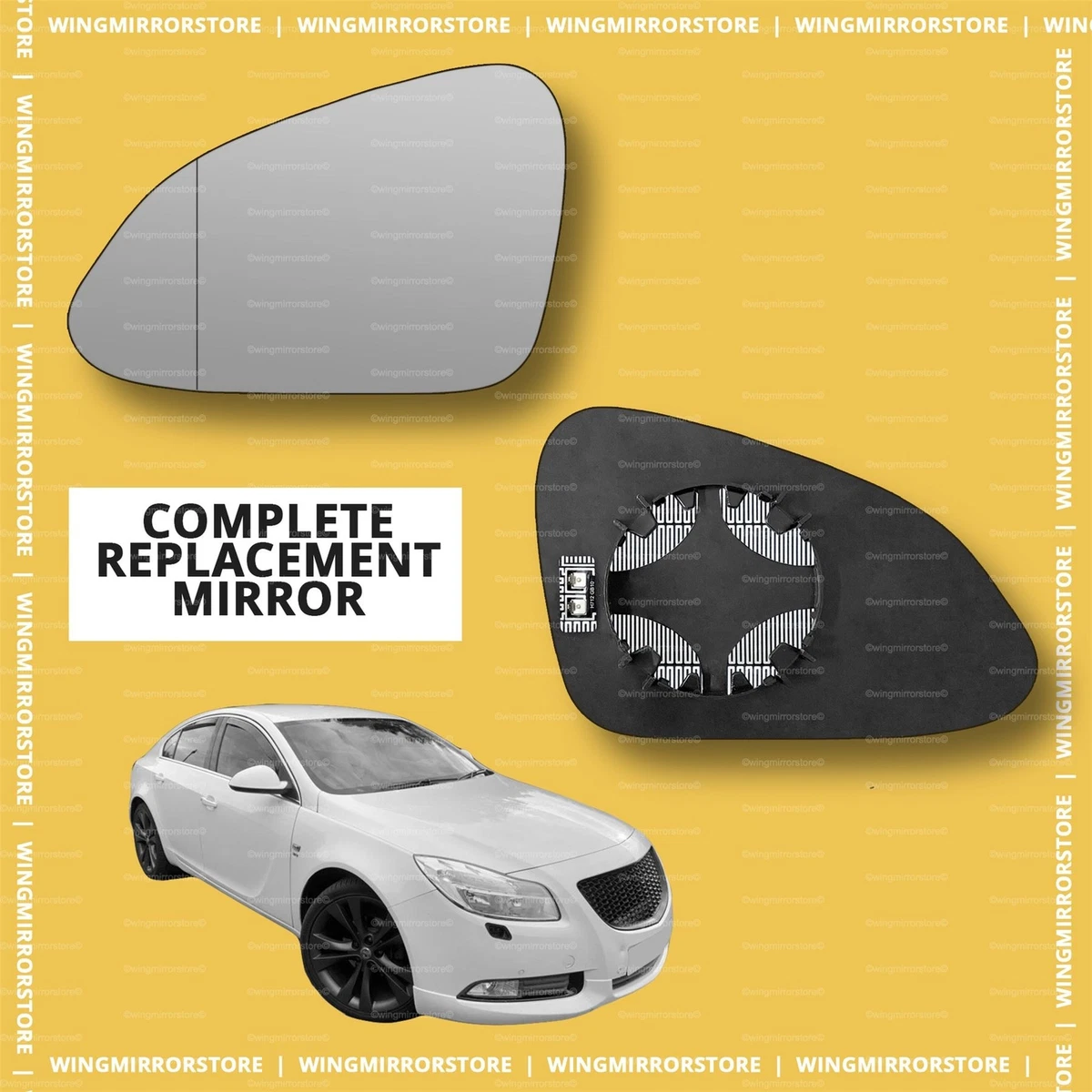 LHS Left side for Vauxhall Insignia 08 17 Wide Angle heated wing