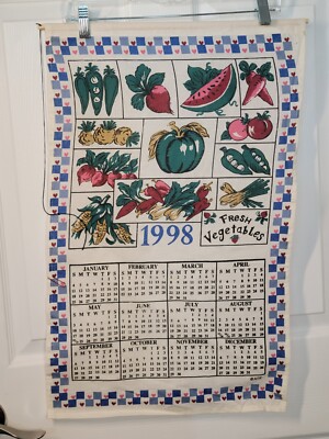 1998 Cloth Calendar | eBay
