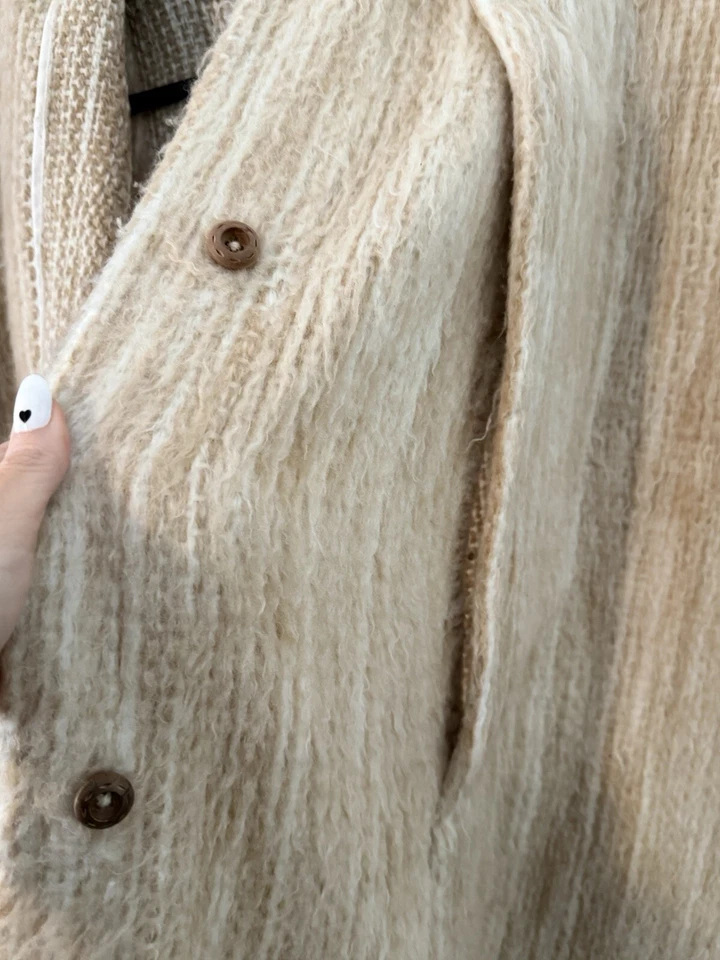 Mujeres Lujoso Con Capucha Capa Larga Poncho Invierno Western Elegante Abrigo Prendas para el torso Foto 3 de 4