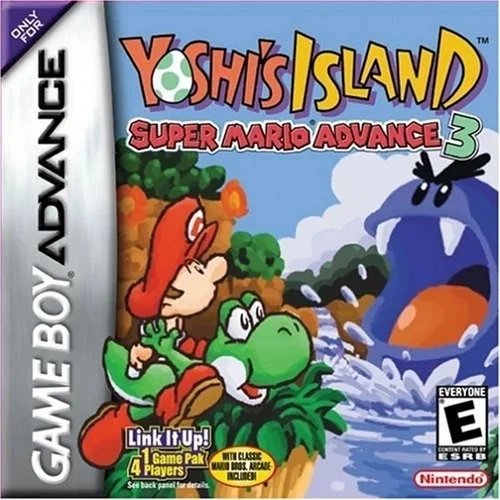 Yoshi’s Island, Super Mario Advance 3 GBA Video Game Gameboy Advance 2002