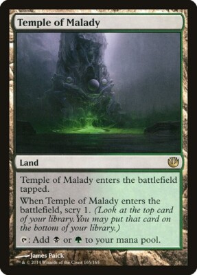 MTG RARE REGULAR JOU: JOURNEY INTO NYX -LP- TEMPLE OF MALADY 165/165