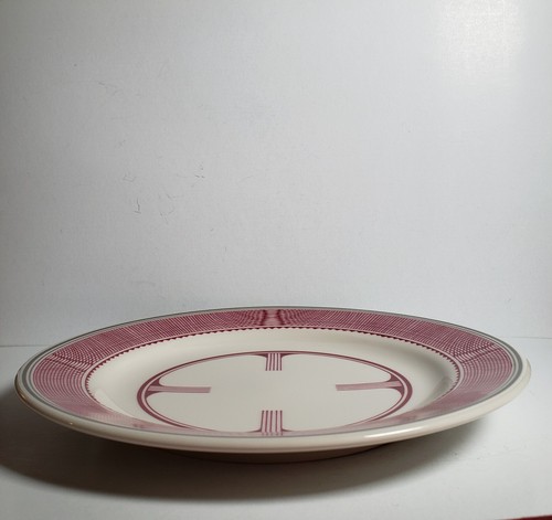 Ancient Mimbreno dinner plate 10 3/8" (replica) from Santa Fe Railroad Service. - Picture 3 of 11