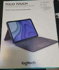 Logitech Folio Touch Keyboard + Smart Connector for iPad Pro 11" 1st 2nd Gen.
