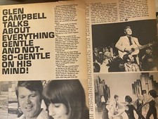 Glen Campbell, Two Page Vintage Clipping