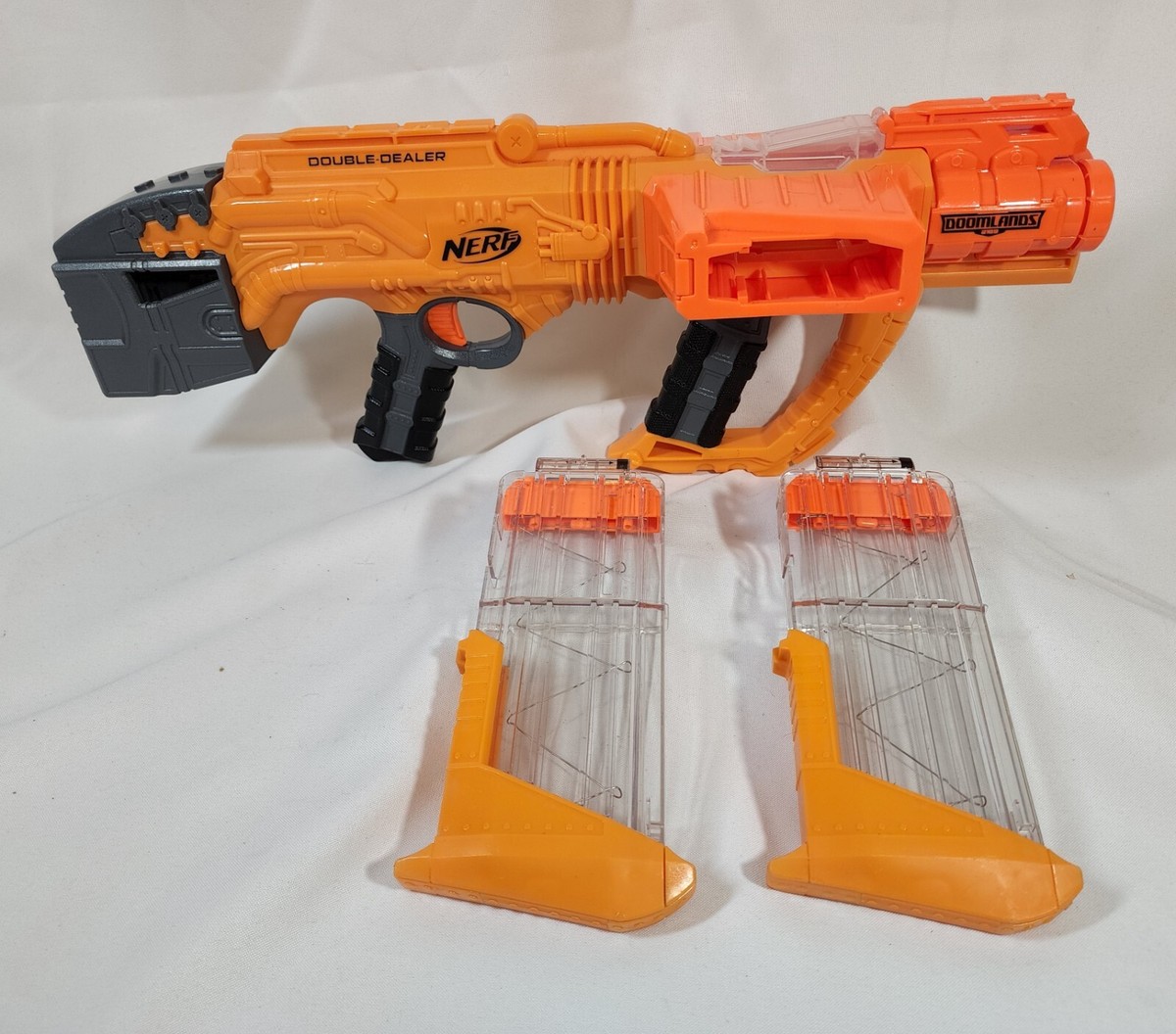 NERF Double Dealer Doomlands Blaster w/Two 12 Dart Clips