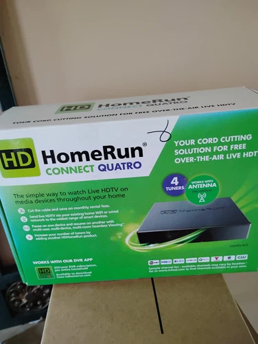HDHomeRun Connect Quatro 4-Tuner OTA TV Tuner DVR (HDHR5-4US) New
