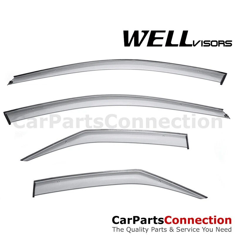 Viseras de ventana WellVisors 08-13 para Cadillac CTS sedán parasoles deflectores Foto 2 de 4