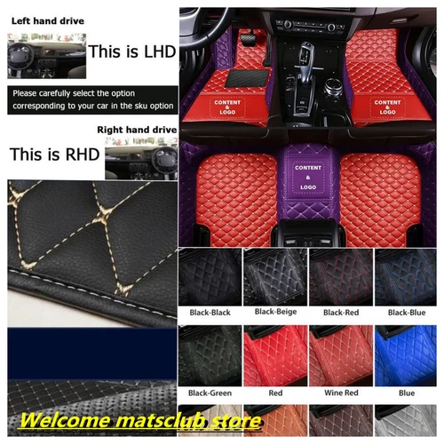 For Infiniti All Models Car Floor Mats Auto Carpets Waterproof Pad Luxury Custom - Bild 18 von 37