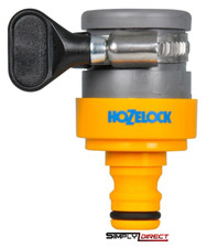 Hozelock 2176 Round Tap Connector Indoor outdoor Garden Hose Pipe Adaptor 14-18m