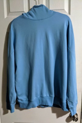 Risk Made in Warsaw Blue Hoodie Sweatshirt L Cotton Sporty Gift Idea
