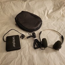 AirDaptor headphones with adaptor and carrying case by Lotus