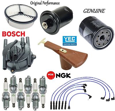 Tune Up Kit Air Oil Fuel Filters for Toyota Pickup V6; 3.0L 1989-1991