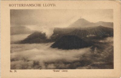 Old postcard AK INDONESIA Rotterdam Lloyd Bromo (341510)