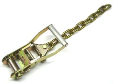 Chain Tail Ratchet 2" Tie Down for Flatbed Tow Truck Wrecker Car Hauler Trailer