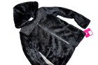 E5 NWT Girls XXS 4/5 SO Luxe Minky Plush Hoodie Jacket Thumb Holes Full Zip — photo 1