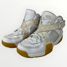 NIKE Air Raid Mens Sz 8 White Gum Sneakers Basketball 90s Style Shoes DJ5974-100