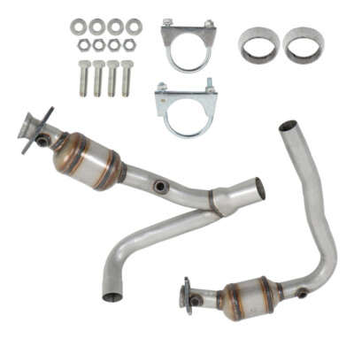 LABLT Y-Pipe Catalytic Converters For 2004-2010 Dodge Dakota 3.7L V6 & 4.7L V8