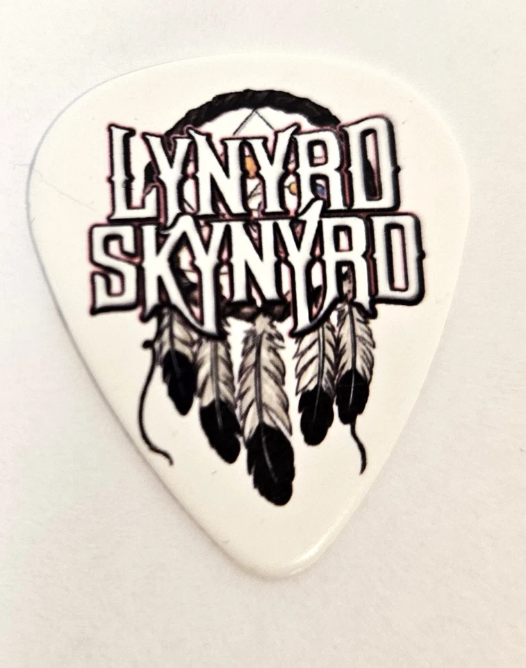 Selección de Guitarra Lynyrd Skynyrd Rara Rickey Medlocke Escenario Gira de Conciertos Plectrum  Foto 2 de 2
