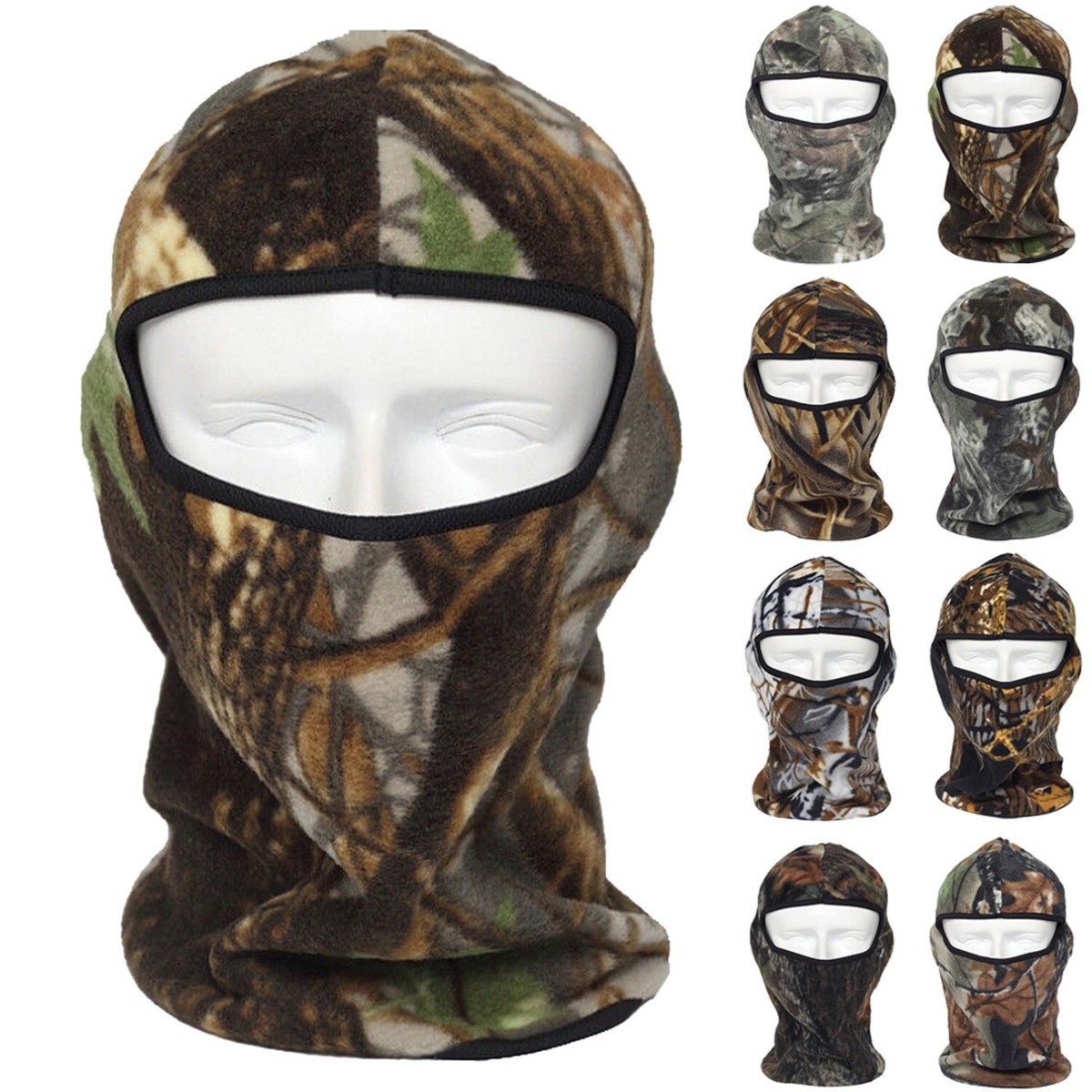 Winter Windproof Ski Mask Fleece Balaclava Warm Full Face 