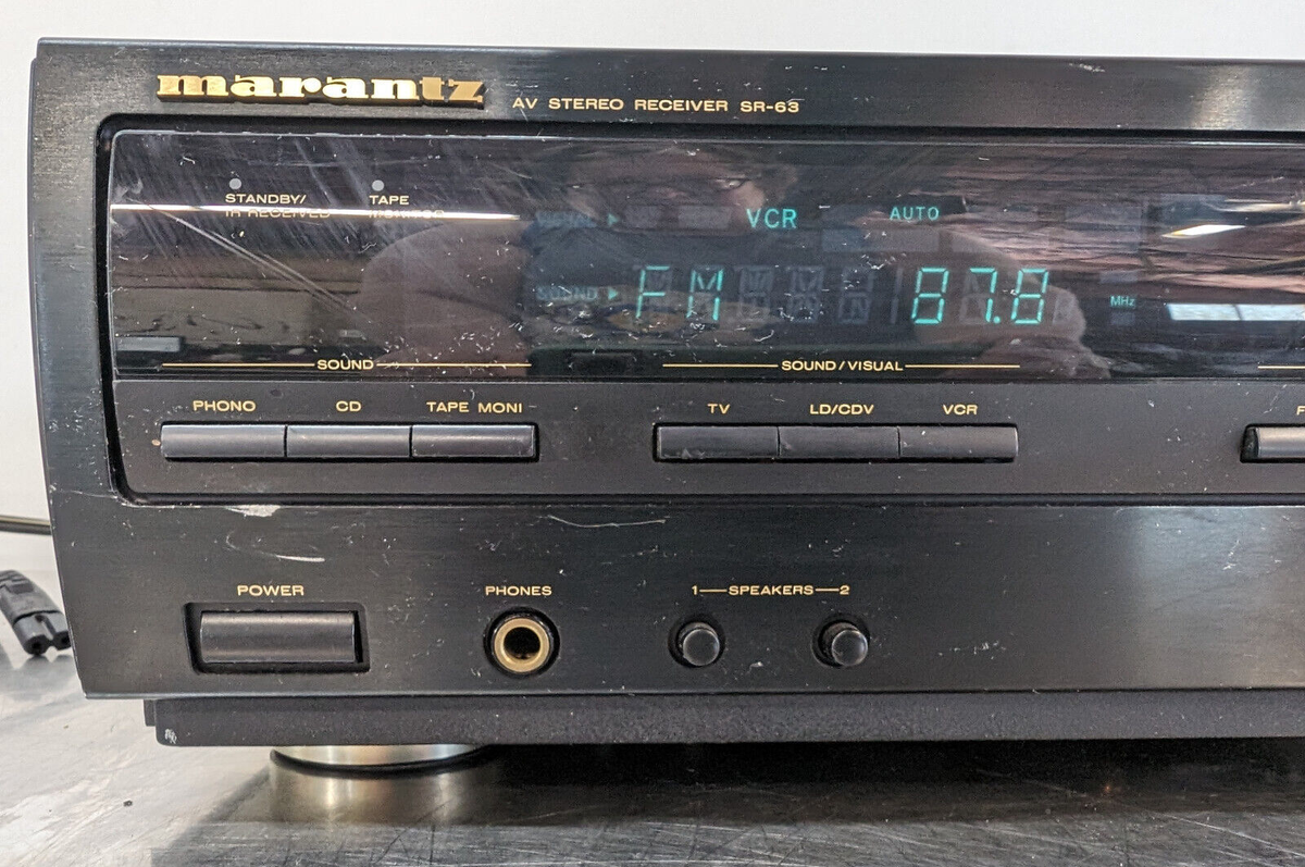 Marantz SR-63U Audio Video AV Stereo Receiver, Surround Sound Home