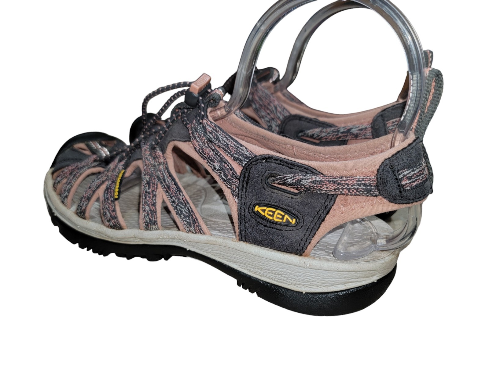 Sandali Keen Whisper donna salmone impermeabili sport outdoor taglia 8 5