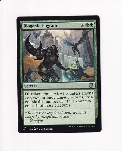 2021 MTG MAGIC COMMANDER: INNISTRAD: MIDNIGHT HUNT BIOGENIC UPGRADE