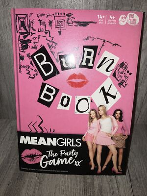Mean Girls Burn Book The Party Game Truth Bombs TikTok Bookshelf Game 2021 NEW