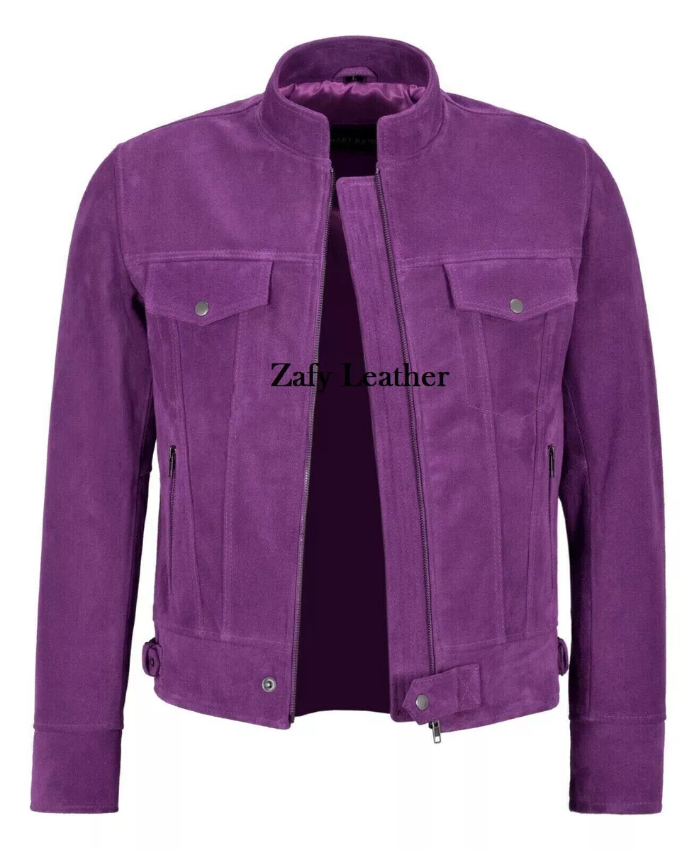 Lavender suede jacket cheap