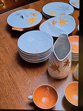 Iroquois Informal Ben Seibel Harvest Time Autumn Leaf Set Sold By Piece