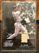 B.J. UPTON 2004 TOPPS CENTURY COLLECTION TAMPA BAY RAYS GAME USED BAT RELIC /50!