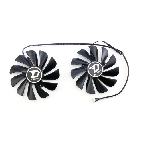 Cooling Fans Replacement Fan for POWERCOLOR RX 5700XT 5700 5600XT Red Dragon - Photo 1 sur 4