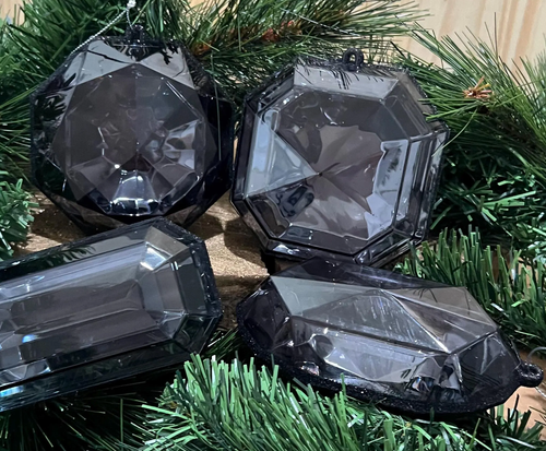 4pc Set Jewel Ornament Set, Jewel Ornaments, Gem Ornaments, Acrylic Choose Color - Picture 18 of 22