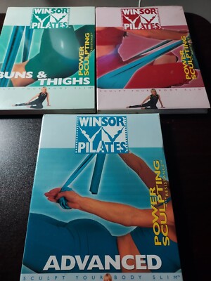 New Winsor Pilates 3-DVDs  Power Sculpting Workouts with Resistance