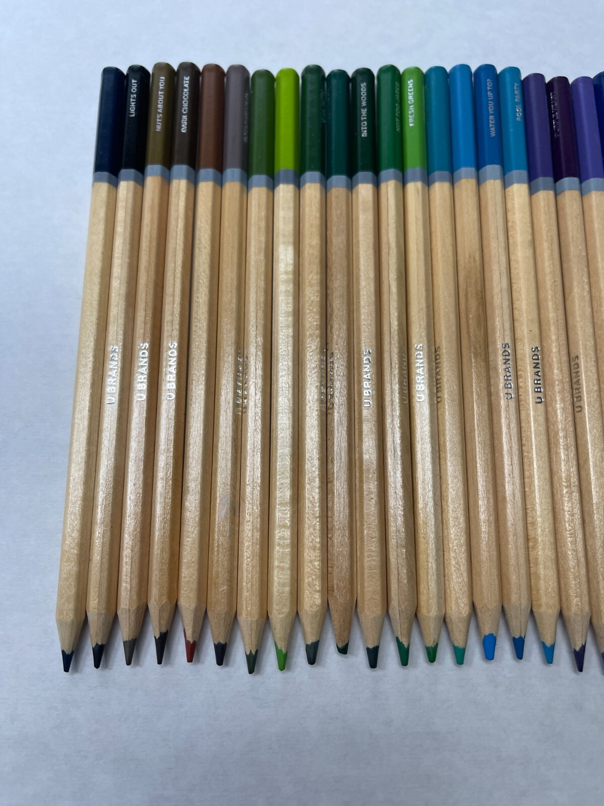 UBrands Lot of 48 Colored Pencils Wood Multi Color Art U Brands Live