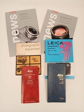 LOT: LEICA LITERATURE: Pocket book, Price Guide, 1972 Equipment Catalogue, Etc
