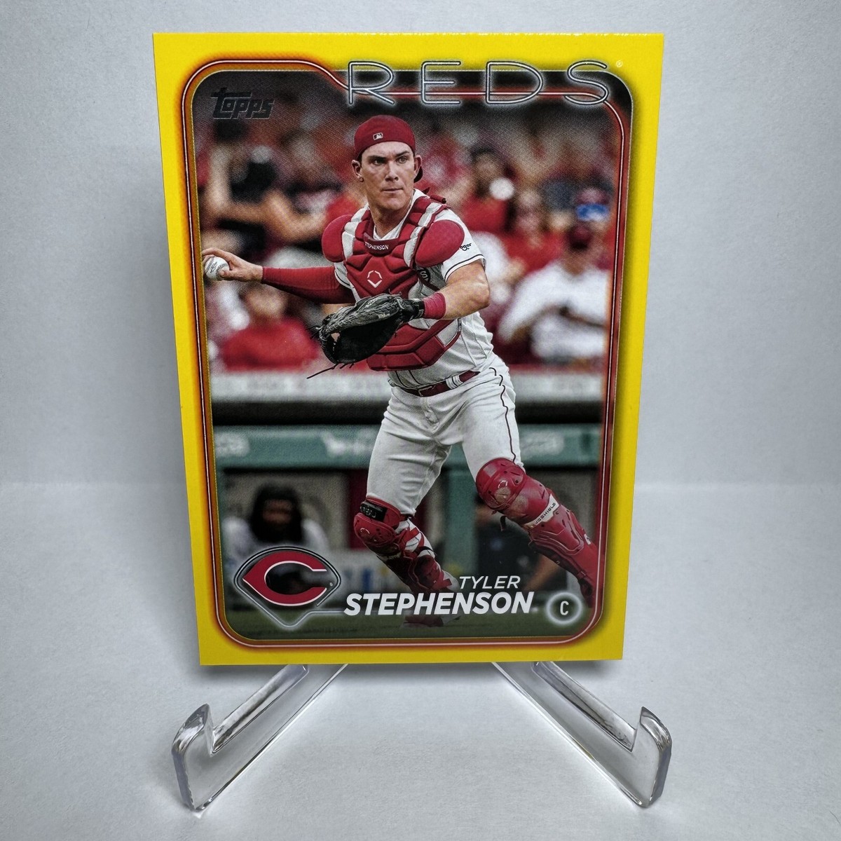2024 Topps Series 2 Tyler Stephenson Yellow Parallel Reds #684 | eBay