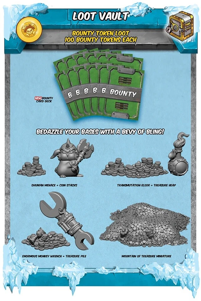 Paquete de bóveda de botín Riot Quest Wintertime Wasteland KICKSTARTER Foto 2 de 2