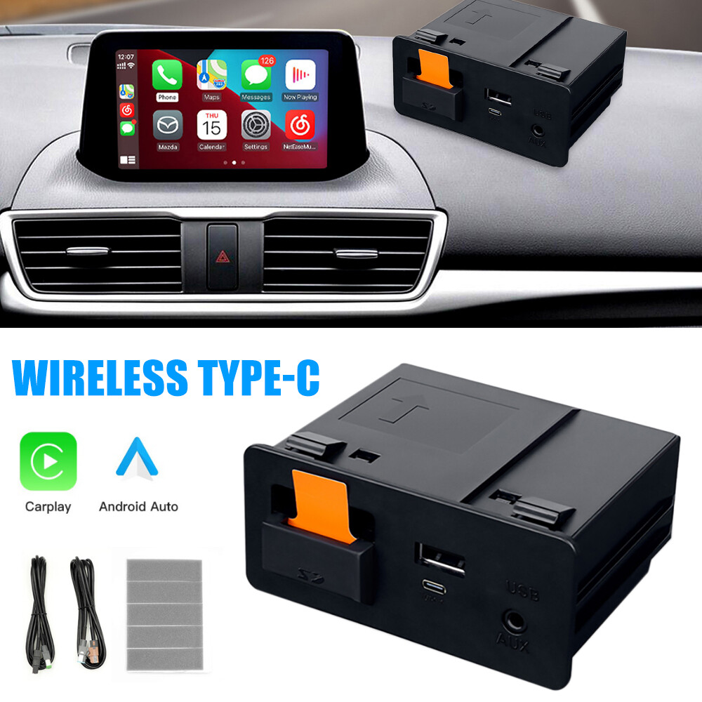 ワイヤレスCarPlay マツダ cx5-atenza-cx3-cx8 For Mazda CX-5 Wireless Type-c CarPlay & Android Auto