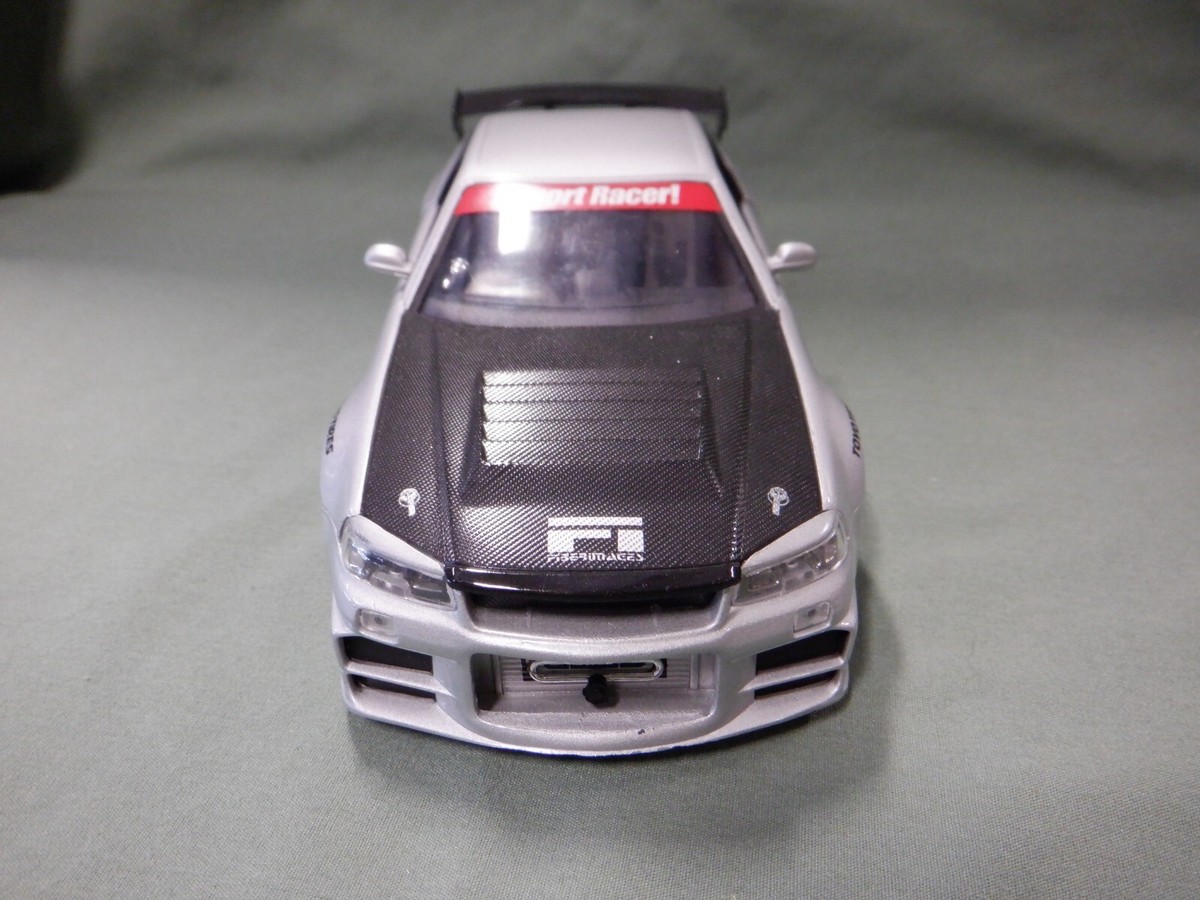 Scale Cars - Jada 1/24 Moto Rex Nissan Skyline GTR R34 - Great