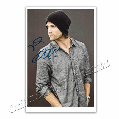 Jared Padalecki alias Sam Winchester in Supernatural + Autogrammfoto  