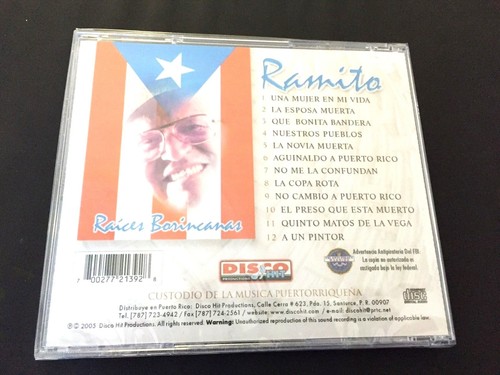 RAMITO CON NIEVES QUINTERO - "RAICES BORINCANS" - CD - Picture 2 of 2
