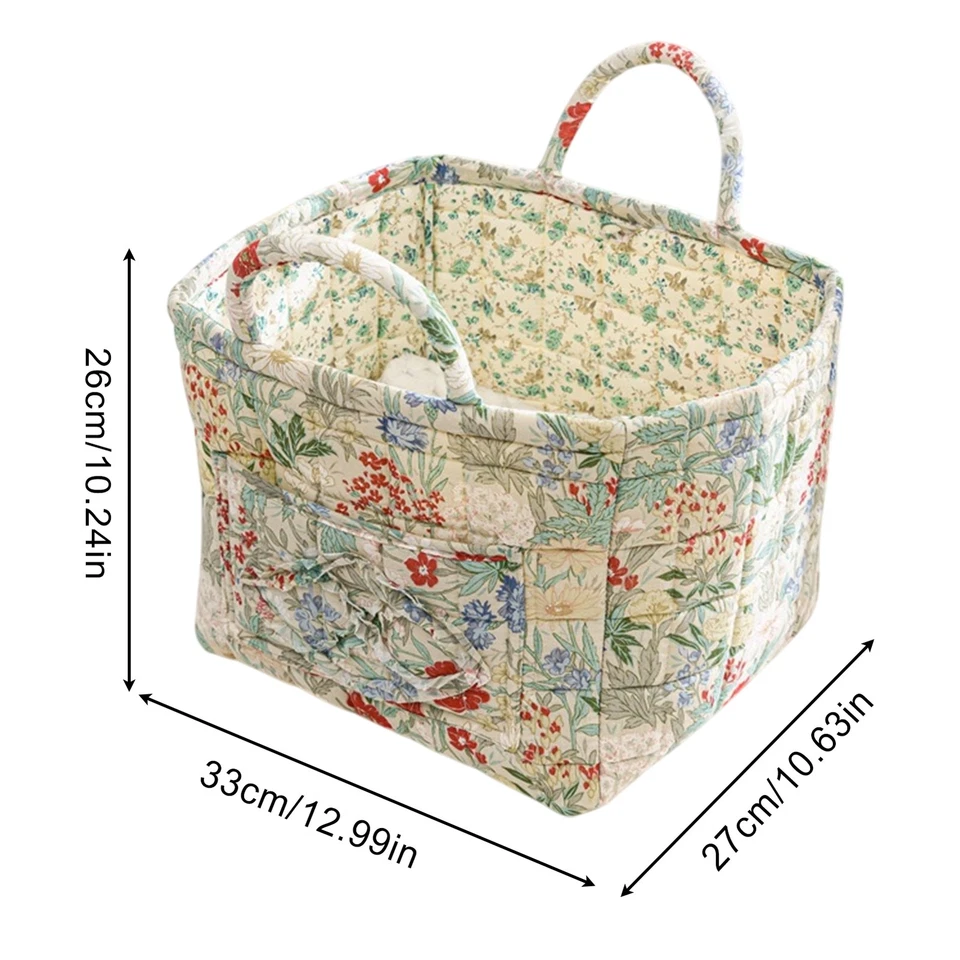 Cesta de almacenamiento de tela cesta de almacenamiento de ropa boho de gran capacidad Foto 2 de 4