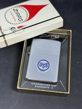 1960s Zippo - USS US Steel - Nib - Error Mount