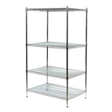 GRAINGER APPROVED 2KPG4 Wire Shlv Unit,Cap:800 lb,36inx85inx48in 2KPG4