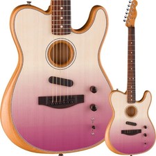 Fender FSR Acoustasonic Player Telecaster Rosewood Fingerboard Burgundy Fade 6 V