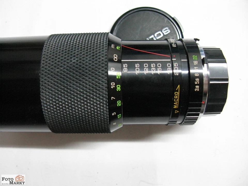 Zoom-Objektiv Soligor 85-205 / 3,8 (!) Macro 1:2,6 für Minolta SLR X-700, XD7 - Bild 3 von 4