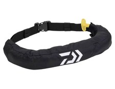 DAIWA Black Waist Inflatable Life Jacket Auto Manual Type-A Certified