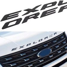 Fit For Explorer 2011-2019 Nameplates Matte B...