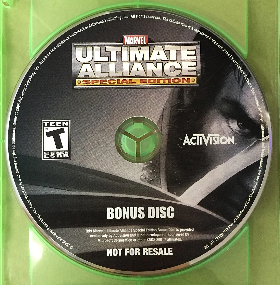 Marvel: Ultimate Alliance Microsoft Xbox 360 Video Games for sale