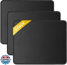 JIKIOU 3 Pack Mouse Pad with Stitched Edge, Comfortable Mouse Pads with Non-S